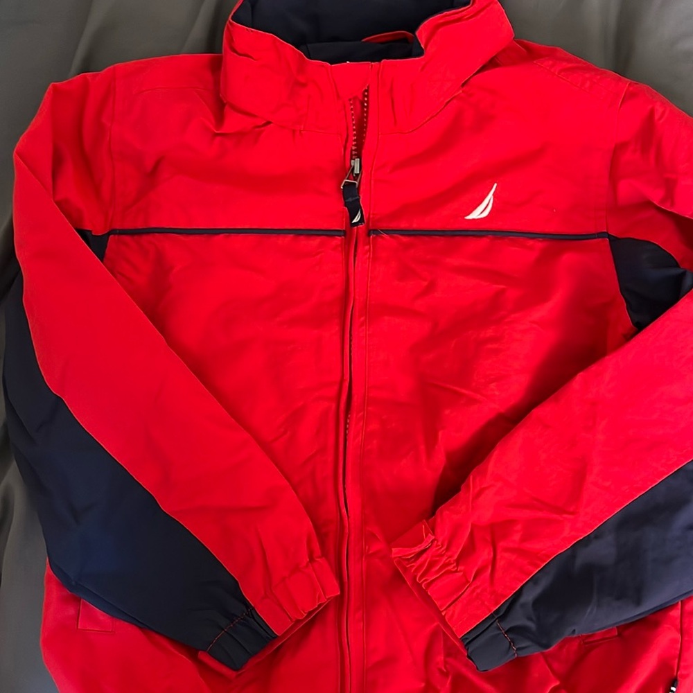 Nautica Boy light weight jacket with hoodie